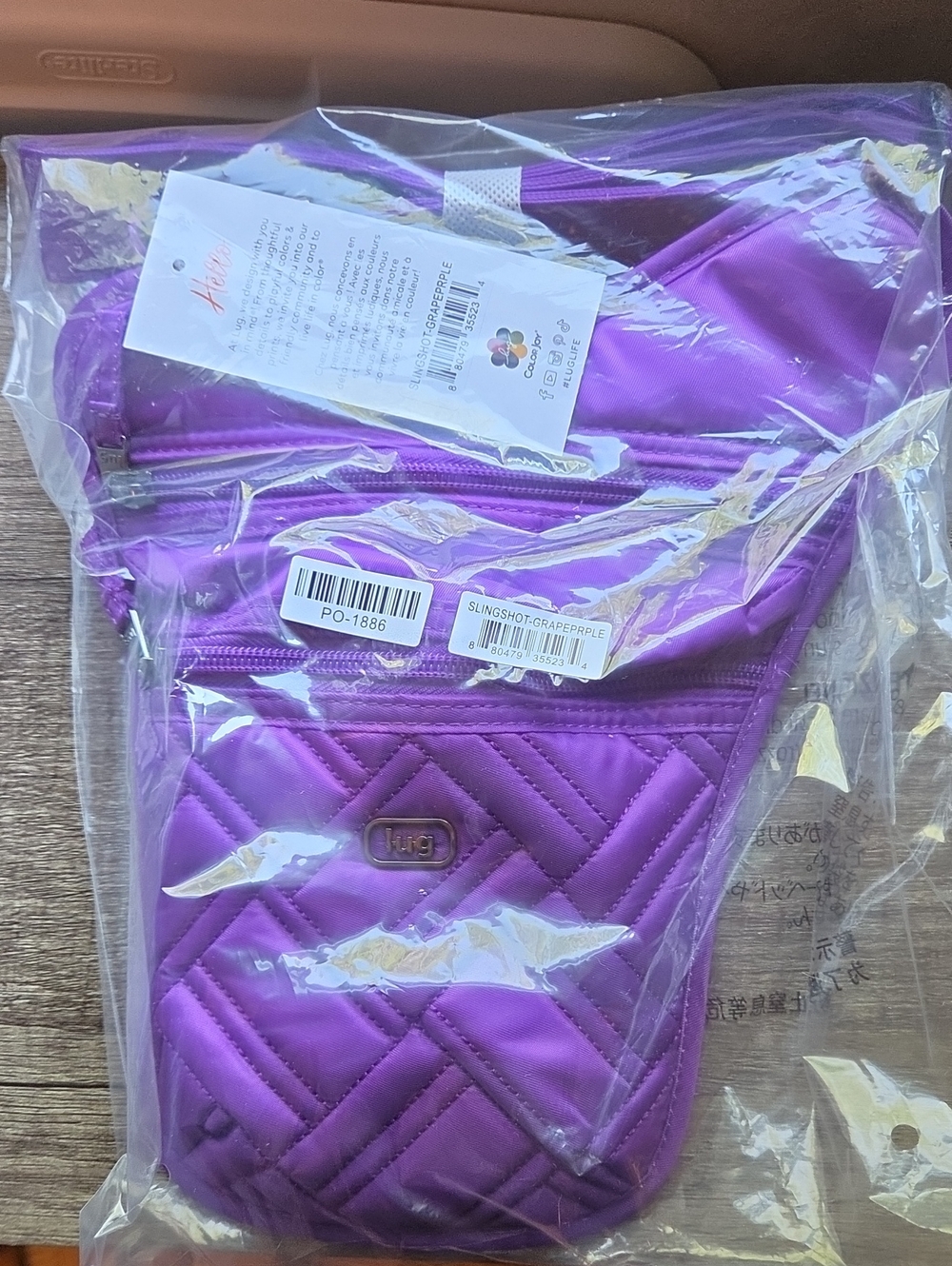 Lug Grape Slingshot Crossbody Bag
